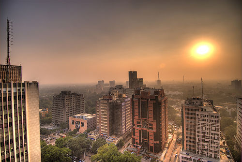 Delhi at night