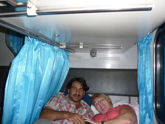 Auch wenn ich auf dem Bild sowas von kaputt aussehe, so möchte ich euch doch die traute Zweisamkeit zeigen 