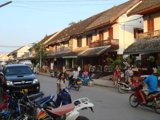 Street life in Luang Prabang