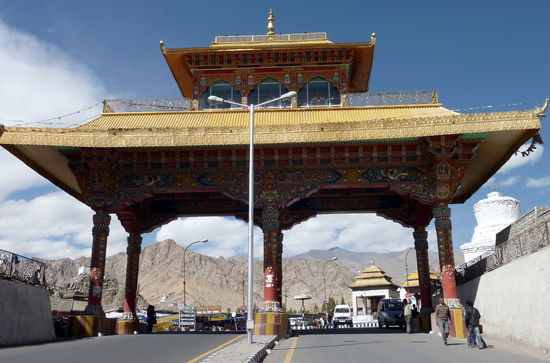 Das Eingangstor von Leh, der Provinzhauptstadt von Ladakh